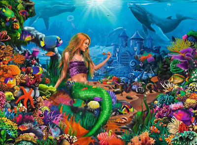 Пазл Ravensburger Mermaid Queen 200 елементів (4005556129874)