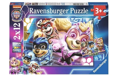 Puzzle Ravensburger Paw Patrol The Mighty Movie 2 x 12 elementy (4005556057214)
