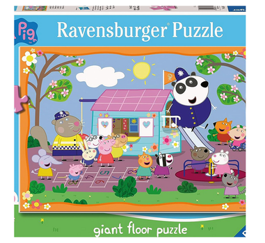 Puzzle Ravensburger Peppa Pig Clubhouse Giant Floor Puzzle 24 elementy (4005556031412)