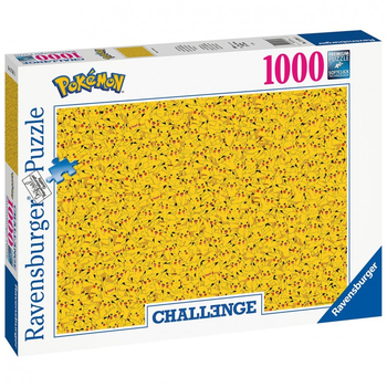 Пазл Ravensburger Challenge Pikachu 1000 елементів (4005556175765)