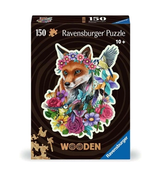 Puzzle drewniane Ravensburger Fox 150 elementów (4005556175123)
