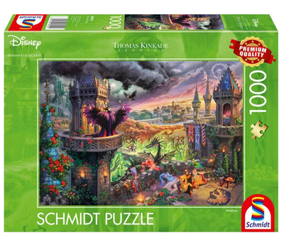 Puzzle Schmidt Thomas Kinkade: Disney Maleficent 1000 elementów (4001504580292)
