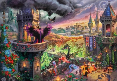 Puzzle Schmidt Thomas Kinkade: Disney Maleficent 1000 elementów (4001504580292)