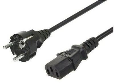Мережевий кабель живлення SI-60006 220v C13 1.8 м Black (SI-60006)