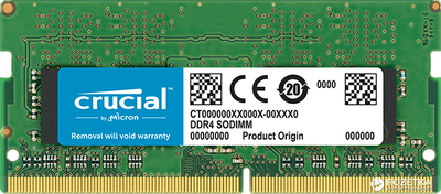 Оперативная память Crucial SODIMM DDR4-2400 4096MB PC4-19200 (CT4G4SFS824A)