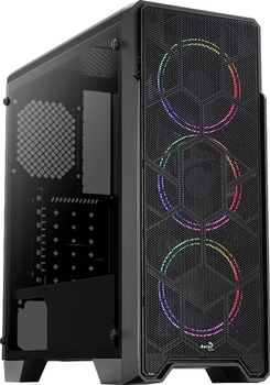 Корпус Aerocool Ore FRGB-G-BK-v1 Tempered Glass Black (ACCM-PV21033.11)