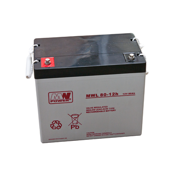 Батарея до ДБЖ MWPower AGM 12V-80Ah (MWL 80-12h)