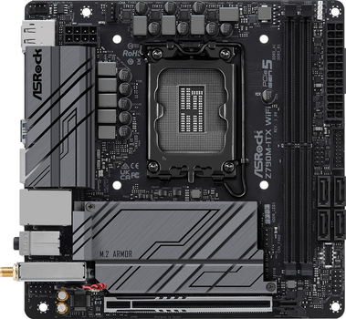 Материнська плата ASRock Z790M-ITX WiFi (s1700, Intel Z790, PCI-Ex16)