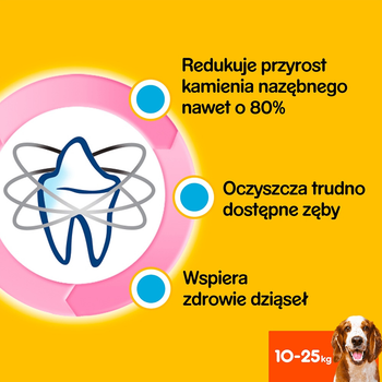 Smakołyki Pedigree DentaStix do czyszczenia zębów 77 g (5998749104392)