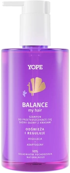 Шампунь Yope Balance My Hair для жирної шкіри голови з кислотами 300 мл (5903760202996)