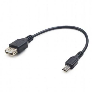 Переходник OTG USB 2.0 AF to Micro 5P 0.15m Cablexpert (A-OTG-AFBM-03)