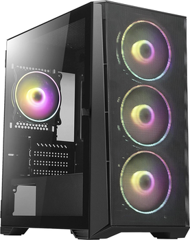 Корпус QUBE MESH no PSU Black (MESH_FMNU3)