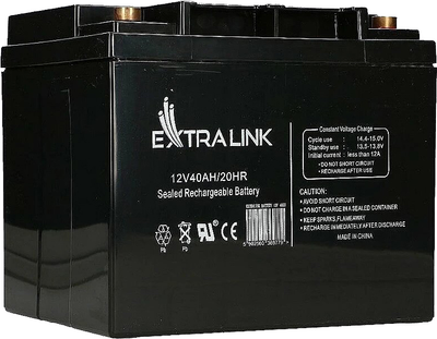 Аккумуляторная батарея EXTRALINK AGM 12V 40Ah (5902560369779)