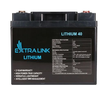 Аккумуляторная батарея LiFePO4 40AH 12.8V BMS EX.30431 (5905090330431)