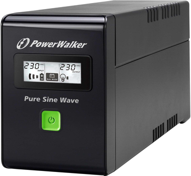 ИБП PowerWalker VI SW 600VA (360W) Black (VI 600 SW FR)