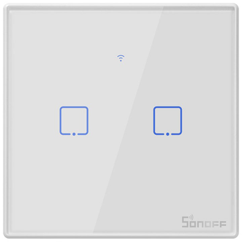 Розумний сенсорний Wi-Fi перемикач Sonoff T2EU2C-TX (IM190314016)