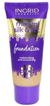 Тональна основа Ingrid Mineral Silk & Lift Make Up Foundation зволожувально-розгладжувальна 032 Warm Sand 30 мл (5907619819526)