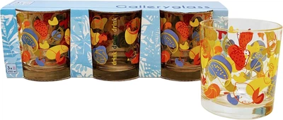 Набір склянок низьких Galleryglass Chile Фрукти 3 х 250 мл (86005474)