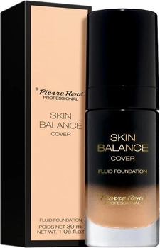 Podkład do twarzy Pierre Rene Skin Balance Cover Fluid Foundation wodoodporny kryjący 23 Nude 30 ml (3700467819715)