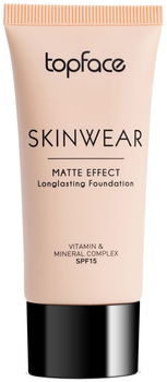 Тональна основа Topface Skinwear Matte Effect Foundation матуюча 002 30 мл (8681217233119)