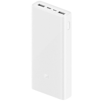 УМБ Xiaomi Mi Redmi Power Bank 20000 mAh micro-USB Type-C быстрая зарядка белый PBXR20W