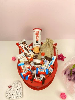 Подарунок "Kinder flower" для коханої, дівчини, подруги, жінки, дружини, на день святого Валентина, на 14 лютого, на свято, день народження (8-0585)