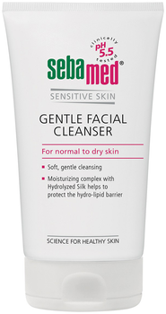 Гель для обличчя Sebamed Gentle Facial Cleanser Ніжний очищувальний засіб 150 мл (4103040001962)