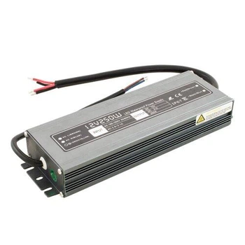 Блок живлення для світлодіодної (LED) стрічки BIOM Prof 12В 250Вт 20А, герметичний IP65 (для вулиці, вуличний)
