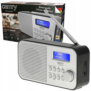 Радио будильник ,Радиочасы на USB Camry CR 1179 - цифровое радио FM / DAB / DAB+