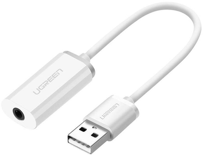 Звуковая карта Ugreen US206 USB AUX Jack TRRS (6957303837120)