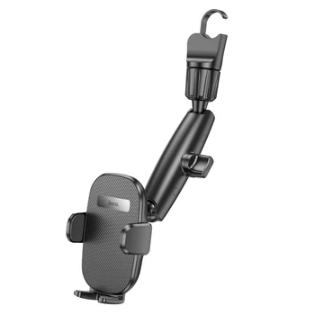 Держатель HOCO Waves зеркало заднего вида Car holder H17 |4.7-7"| черный
