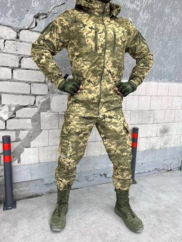 Тактичний костюм софтшел squad піксель L