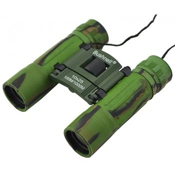 Бинокль туристический с чехлом Bushnell 2675-1 10х25 7.2 градуса Камуфляж