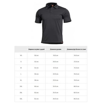 Футболка поло Pentagon Anassa Polo Shirt Black 3XL