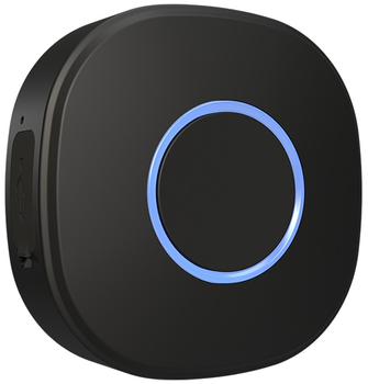 Розумна кнопка Shelly "Button1" Wi-Fi чорна (3800235262481)