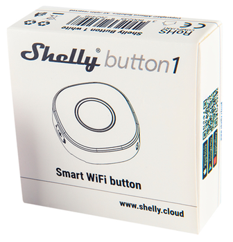 Inteligentny przycisk Shelly "Button1" Wi-Fi biały (3800235262498)