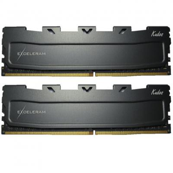 Модуль памяти для компьютера eXceleram DDR3L 16GB (2x8GB) 1600MHz Black Kudos (EKBLACK3161611LAD)