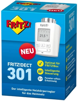 Inteligentny termostatyczny zawór grzejnikowy AVM "FRITZ!DECT 301" (4023125028229)