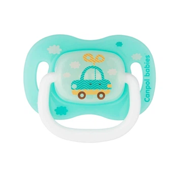 Пустышка силиконовая симметричная Toys Голубая Canpol babies 0-6 мес 23/291-blu 5903407232911
