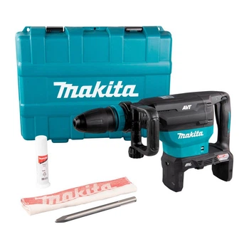 Молоток отбойный аккумуляторный Makita HM002GZ03 (20.9 Дж, 950-1900 мин-1, XGT, 1100 Вт, BL, SDS-MAX, AVT, 10.7 кг, без аккумуляторов и зарядного устройства)