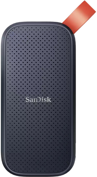 Зовнішній накопичувач SSD, 480Gb, SanDisk Portable E30, Black, USB 3.2 Type-C, 520/500 MB/s (SDSSDE30-480G-G25)