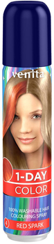 Фарба-спрей для волосся Venita 1-Day Color Червона іскра 50 мл (5902101514873)