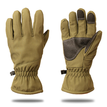 Тактичні рукавички теплі softshell 9100_L_olive