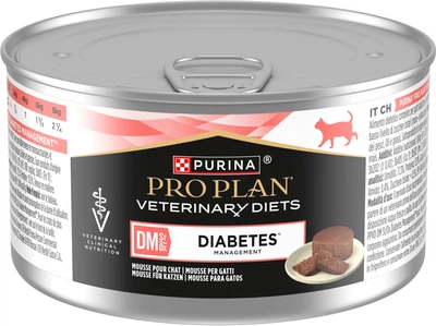 Вологий дієтичний корм Purina Pro Plan DM ST/OX Diabetes Managment для дорослих котів, для регулювання надходження глюкози (цукровий діабет) мус 195 г (8445291541320)
