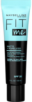 Baza pod makijaż Maybelline Fit Me Matte + Poreless Mattifying Primer matująca 30 ml (3600531631383)