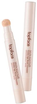 Korektor TopFace Skin Editor Concealer Age-Reset z gąbeczką 001 5.5 ml (8681217225992)