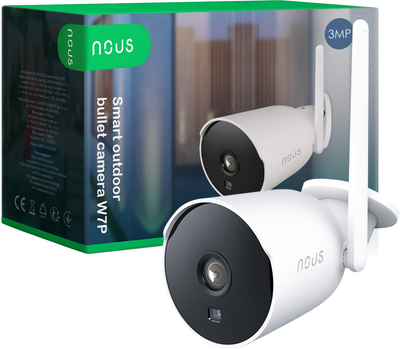 Умная уличная видеокамера Nous W7P 3МР Wi-Fi Bullet (5905072800389)