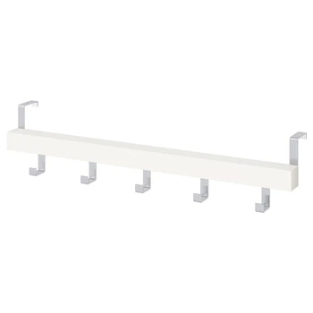 Дверна вішалка IKEA ЧУСИГ, стіна, білий, 60 см, 702.426.56