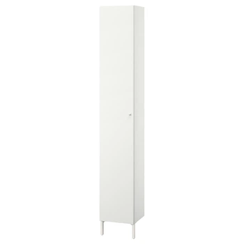 Шкаф высокий IKEA НЮШЁН, белый, 30x190 см, 204.708.15