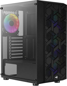 Корпус AeroCool Hive-G-BK-v2 Black